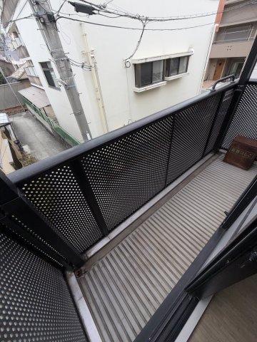 山本ハイツのバルコニー