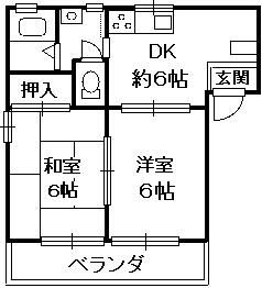 山本ハイツの間取り