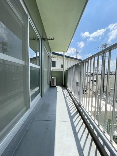 サンパール水城のバルコニー