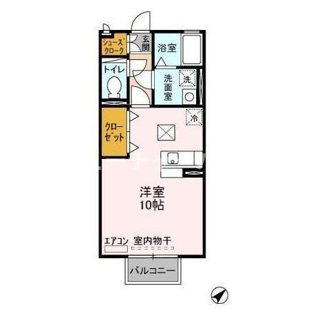 メゾンボナール　Ｂの間取り