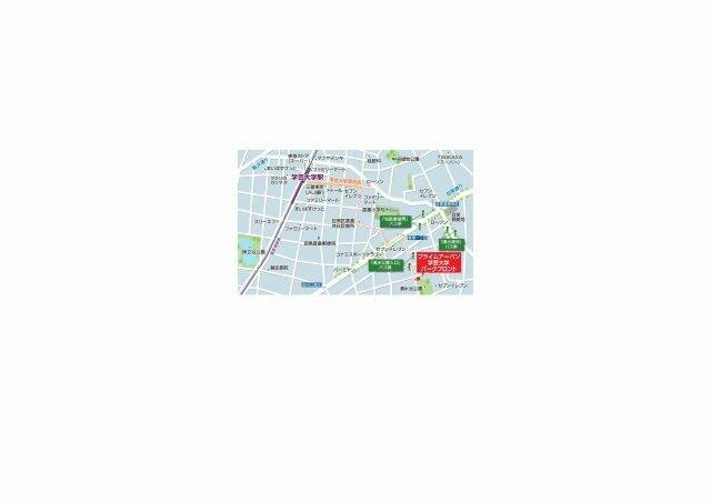 プライムアーバン学芸大学パークフロントの地図