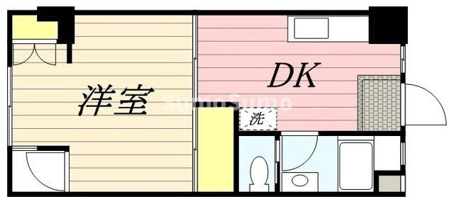 フドウ赤坂の間取り