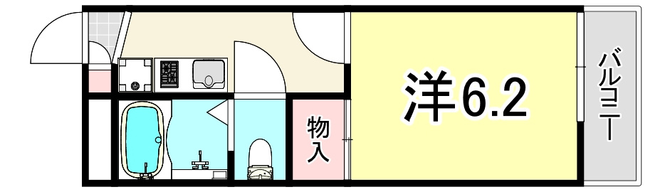 レオパレスMarutakaの間取り