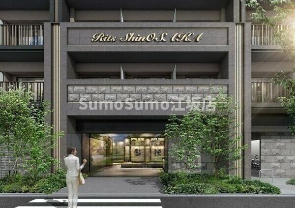 リッツ新大阪プレミアムのエントランス|建物の内部です