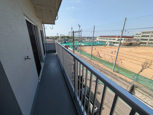 泉寿マンションのバルコニー