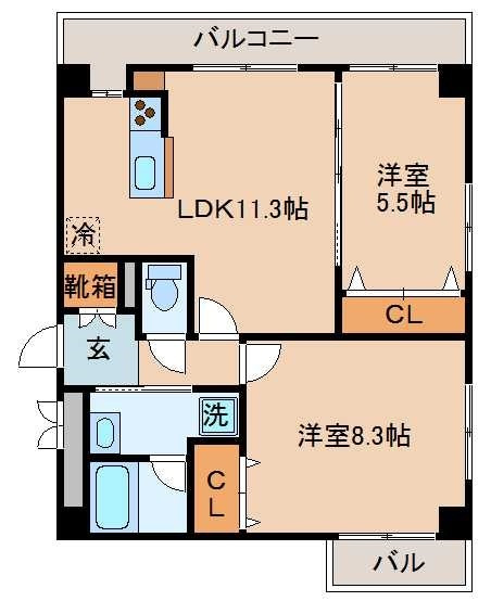 泉寿マンションの間取り