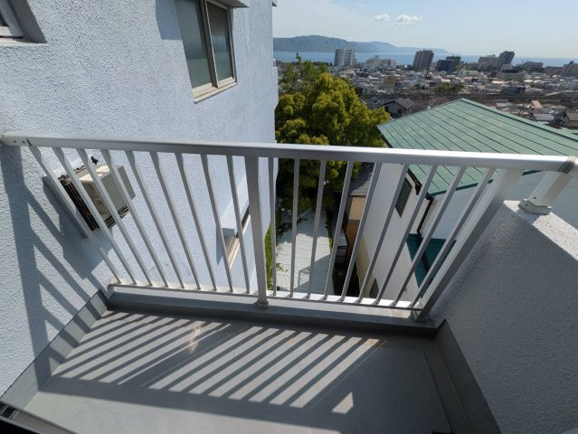 泉寿マンションのバルコニー