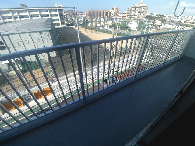 泉寿マンションのバルコニー