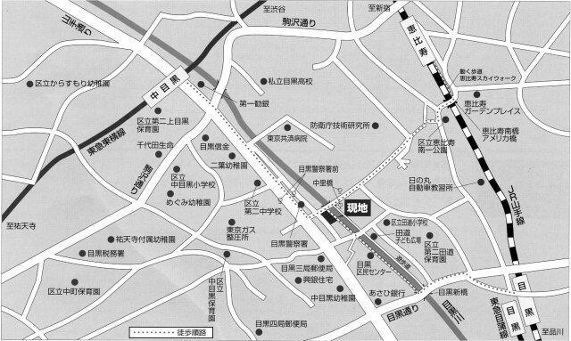 プライムアーバン目黒リバーフロントの地図