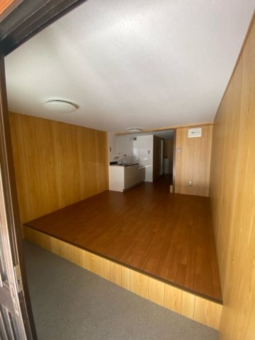 菊池アパートの玄関