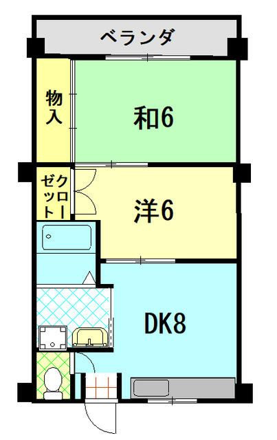舞子坂ハイムの間取り
