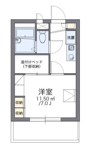 レオパレスＭＡＲＵＫＩＴＡⅢの間取り