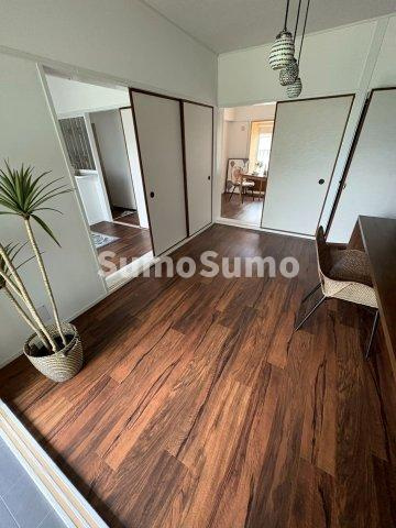 舞子片山住宅　５号棟の寝室|使い勝手のいい寝室です