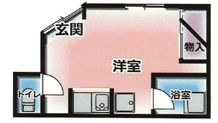 西上橘マンションⅡの間取り