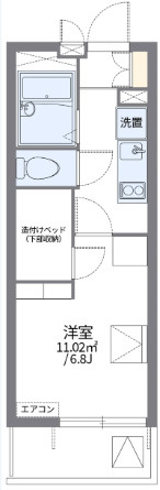 レオパレスＣｒｅｅｒの間取り