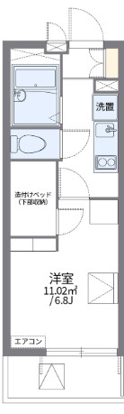 レオパレスＣｒｅｅｒの間取り
