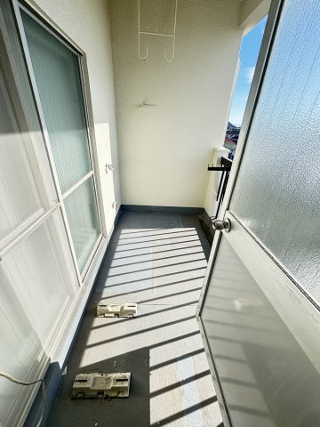 白川台グリーンハイツのバルコニー