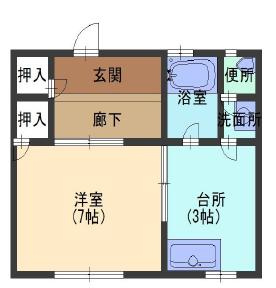 荒第４湊川マンションの間取り