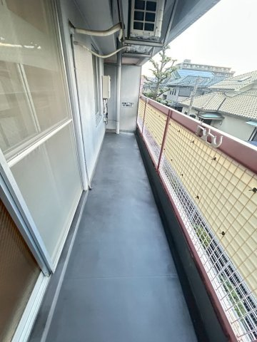 西北チェリーマンションのバルコニー
