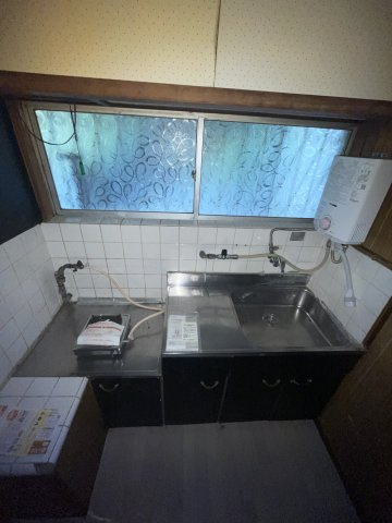 長田区高取山町アパートのキッチン
