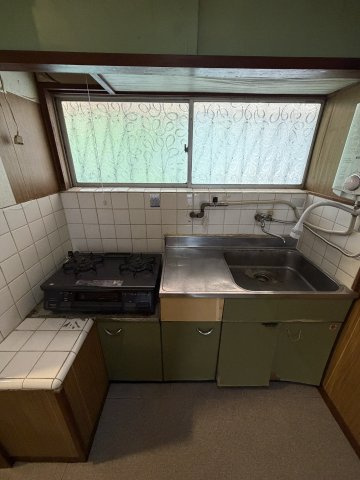 長田区高取山町アパートのキッチン