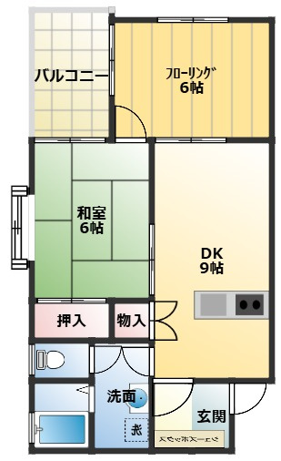 【間取り】 | グリーンシャトーハイツ