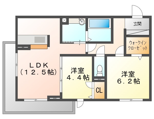 アネックスⅤの間取り