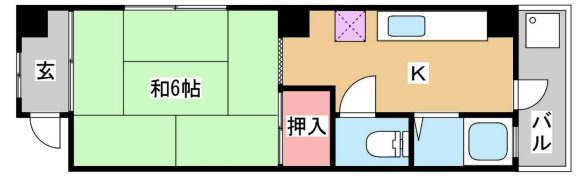 原田マンションの間取り