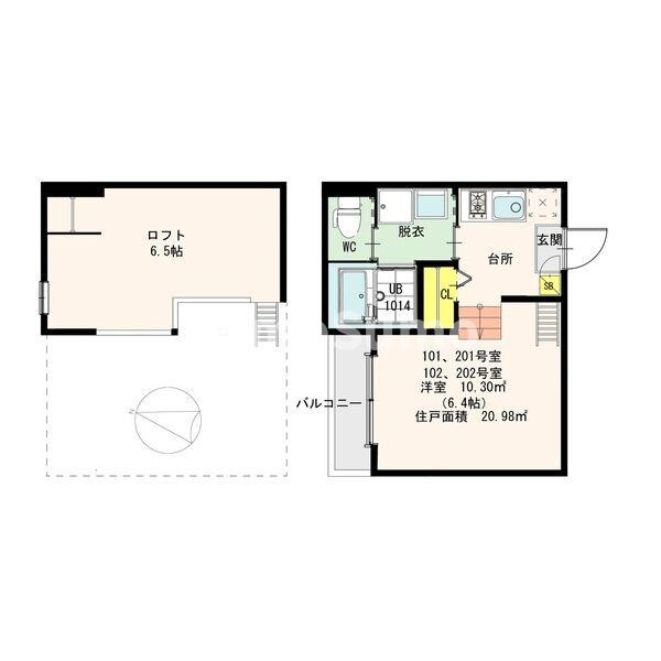 レシアムールの間取り