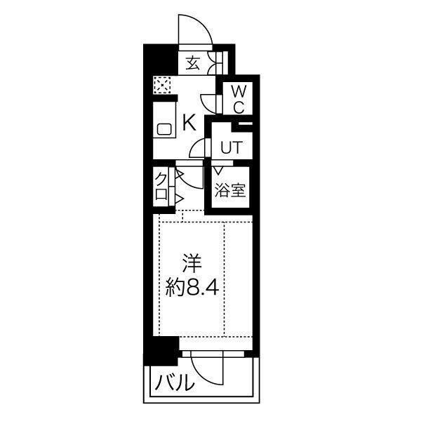 レシオス神戸クラルスの間取り