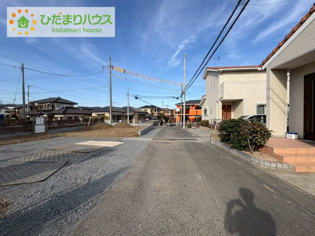 日立市東大沼町3期　新築戸建　B号棟の前面道路含む現地写真|閑静な住宅地で叶える穏やかな新生活☆彡