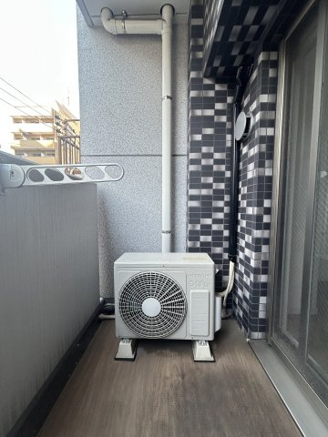 レオンコンフォート大阪ドームシティのバルコニー