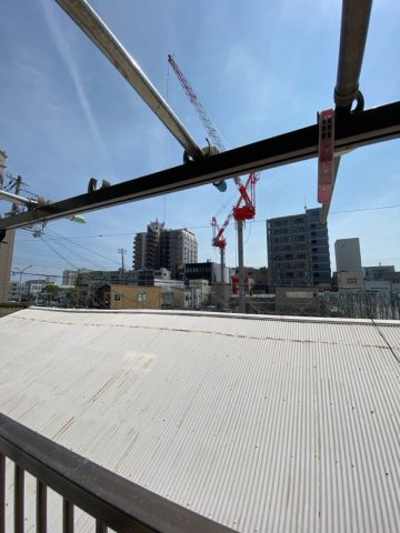 五番町7丁目連棟住居の展望