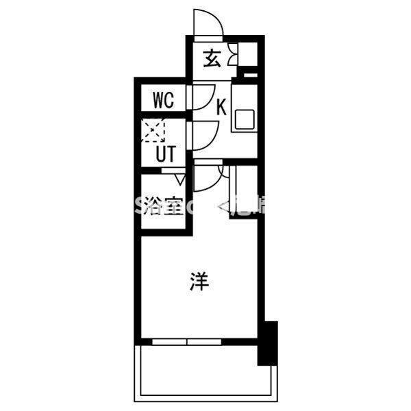 ワールドアイ大阪West Gateの間取り