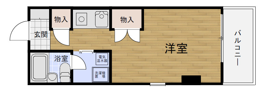 二宮ロイヤルハイツⅠの間取り
