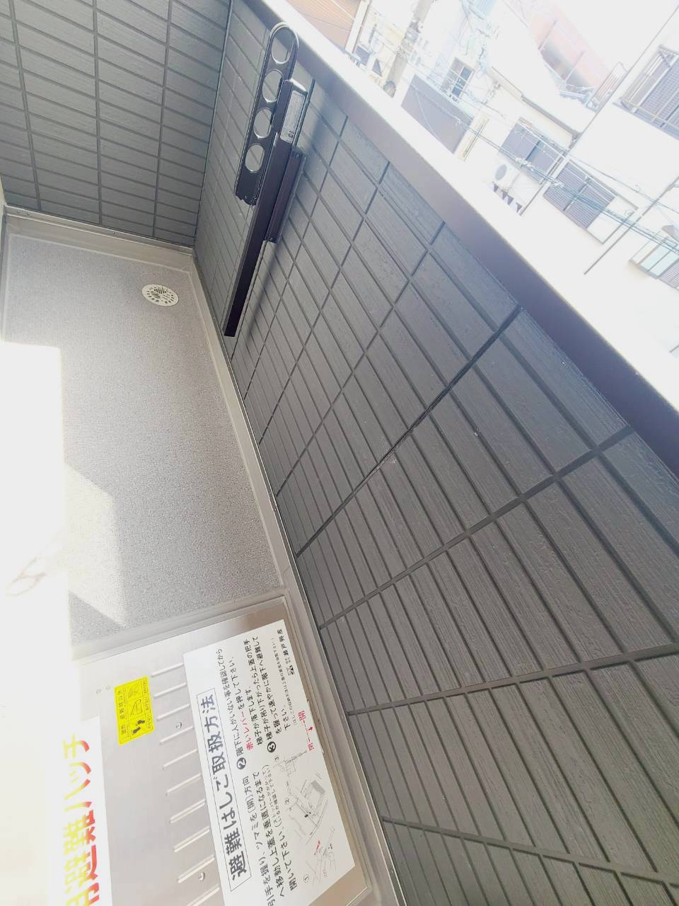 上甲子園廣和レジデンスのバルコニー
