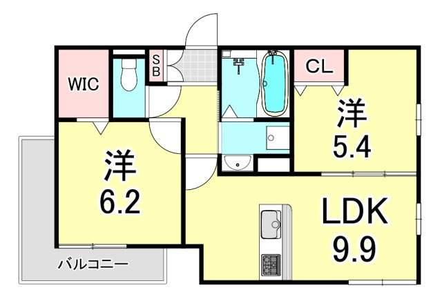 上甲子園廣和レジデンスの間取り