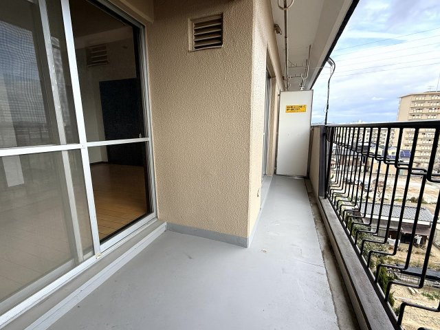 ロイヤルコーポ吉田のバルコニー