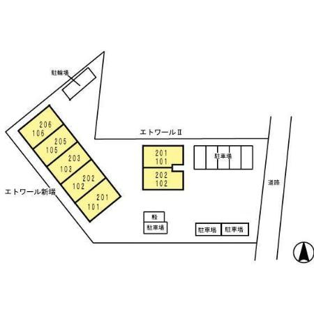 エトワール新瑞の区画図