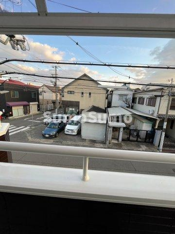 東難波3丁目南向貸家の展望