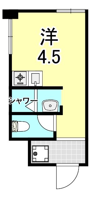 深江本町マンションの玄関