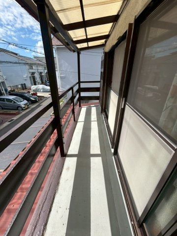 馬場通貸家のバルコニー|広々としたバルコニーです