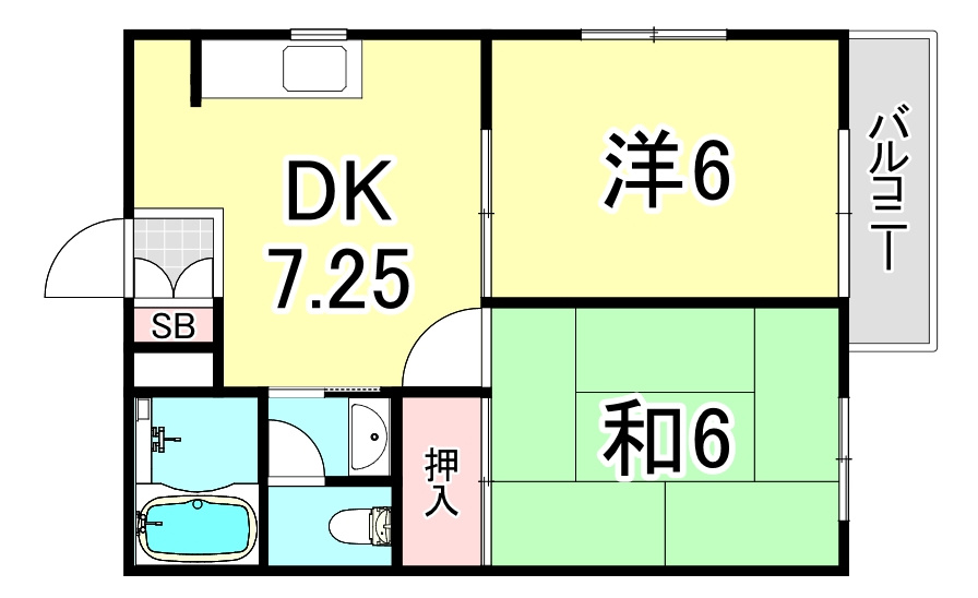 木村ハイツの間取り