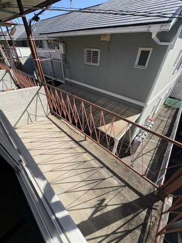 高取山町アパート③のバルコニー