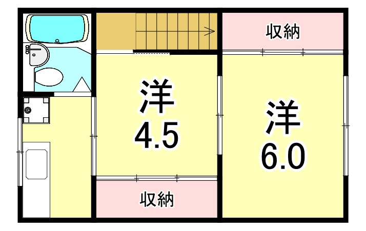 村上ハイツの間取り
