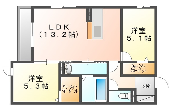 アネックスⅤの間取り