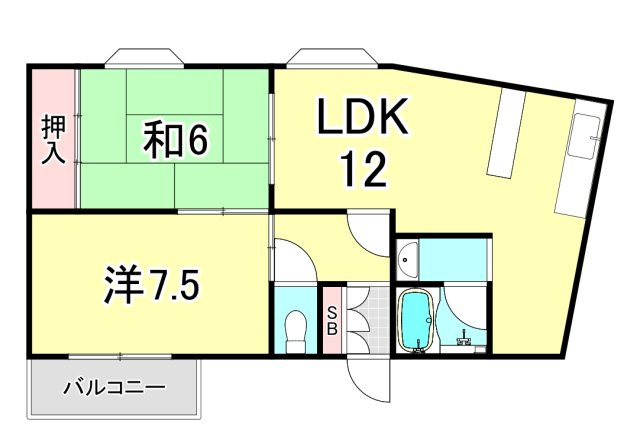 東洋ビルの間取り