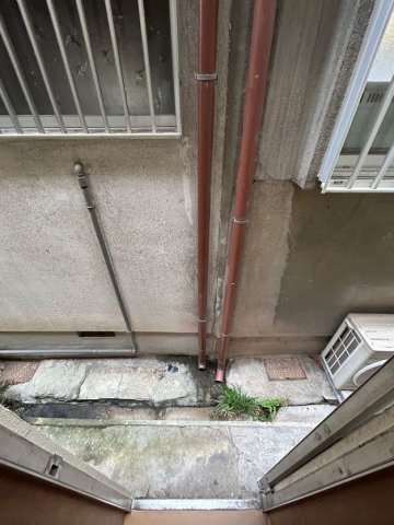 池田広町貸家のバルコニー