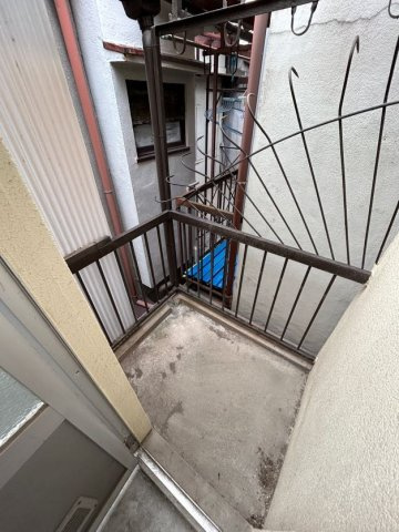 池田広町貸家のバルコニー