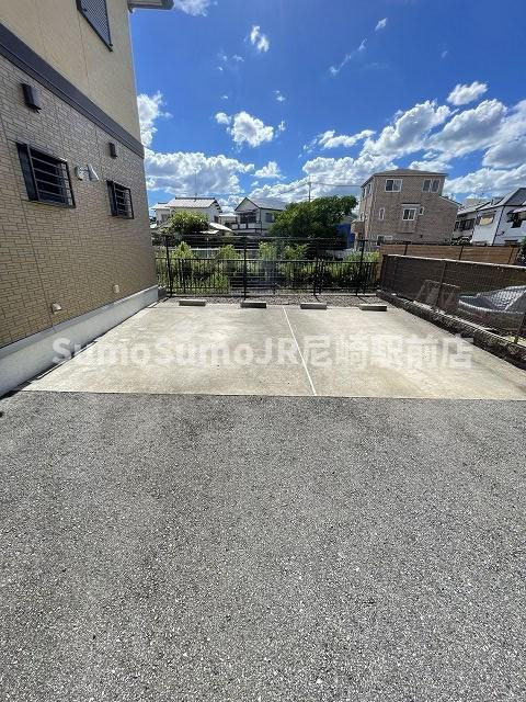 武庫之荘戸建貸家　C棟の外観|きれいな外観です